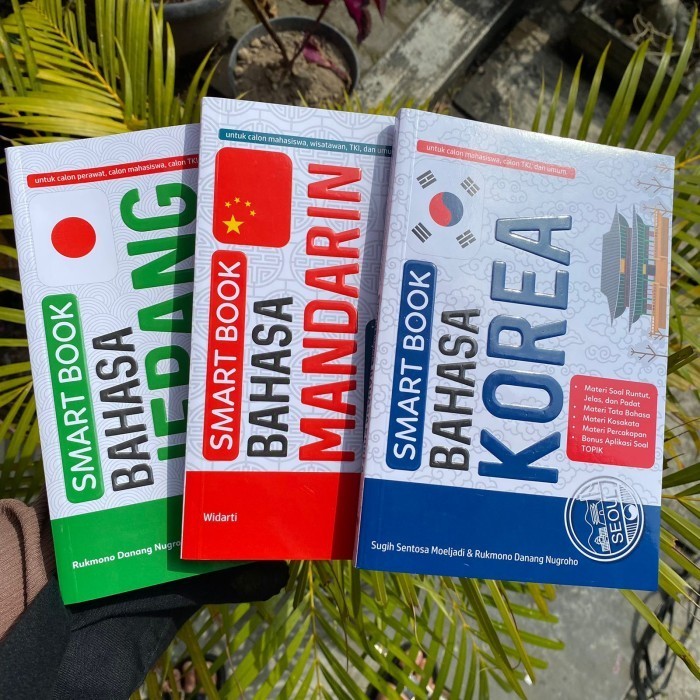 Terlaris ✨ -BUKU BELAJAR BAHASA JEPANG - KOREA - MANDARIN / SERI SMART BOOK BAHASA - MANDARIN