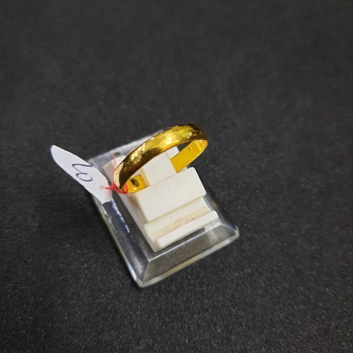 promo ✨ -cincin emas 24 karat 2 gram - Rante