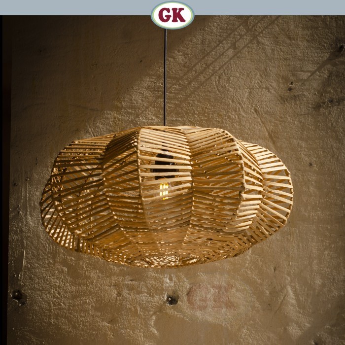 D40 kap Lampu rotan gantung 1095