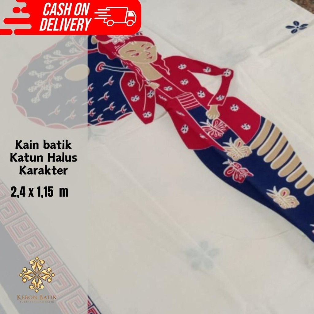 Kain batik Katun Halus Motif Karakter 2404260001