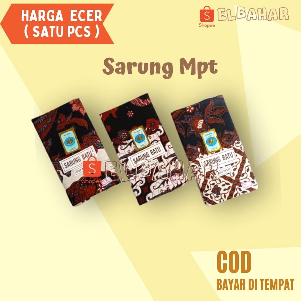 Sarung Batik MPT | Sarung Pria Batik Jogja Solo | Sarung Dewasa