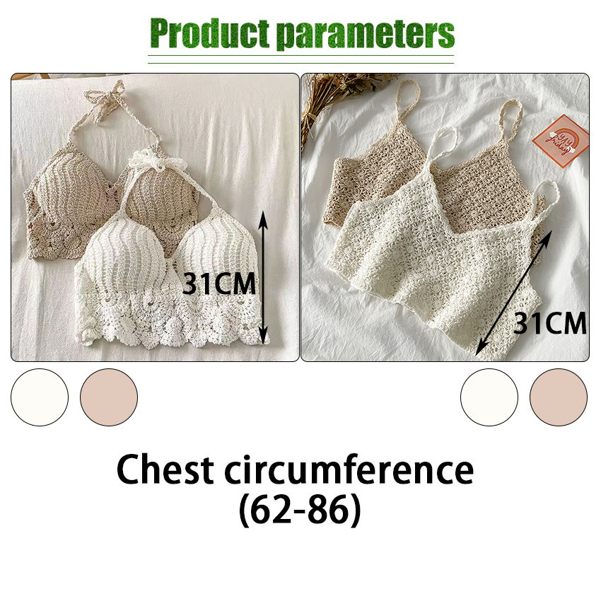 Bra Bikini Bali Rajut Pantai Bh Rajut Bikini Pantai Sexy / Brikini Rajut Hand Made Motif Kipas Bali
