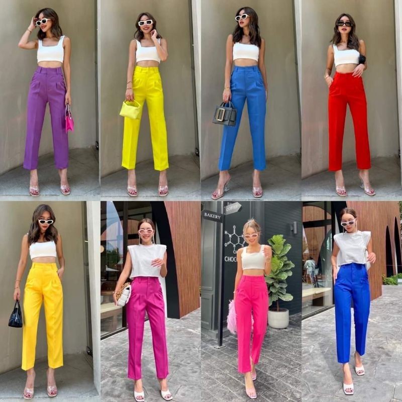 Ready Lupinta High-Waist pants Promthong import bangkok