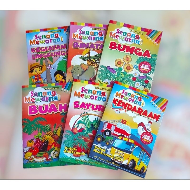 Buku Senang Mewarnai Pah Seri