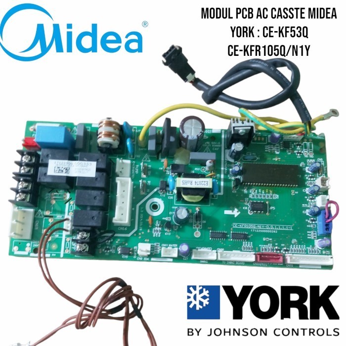 ENZ27 modul pcb ac casste midea york : CE-KF53Q
CE-KFR105Q/N1Y Original 100%