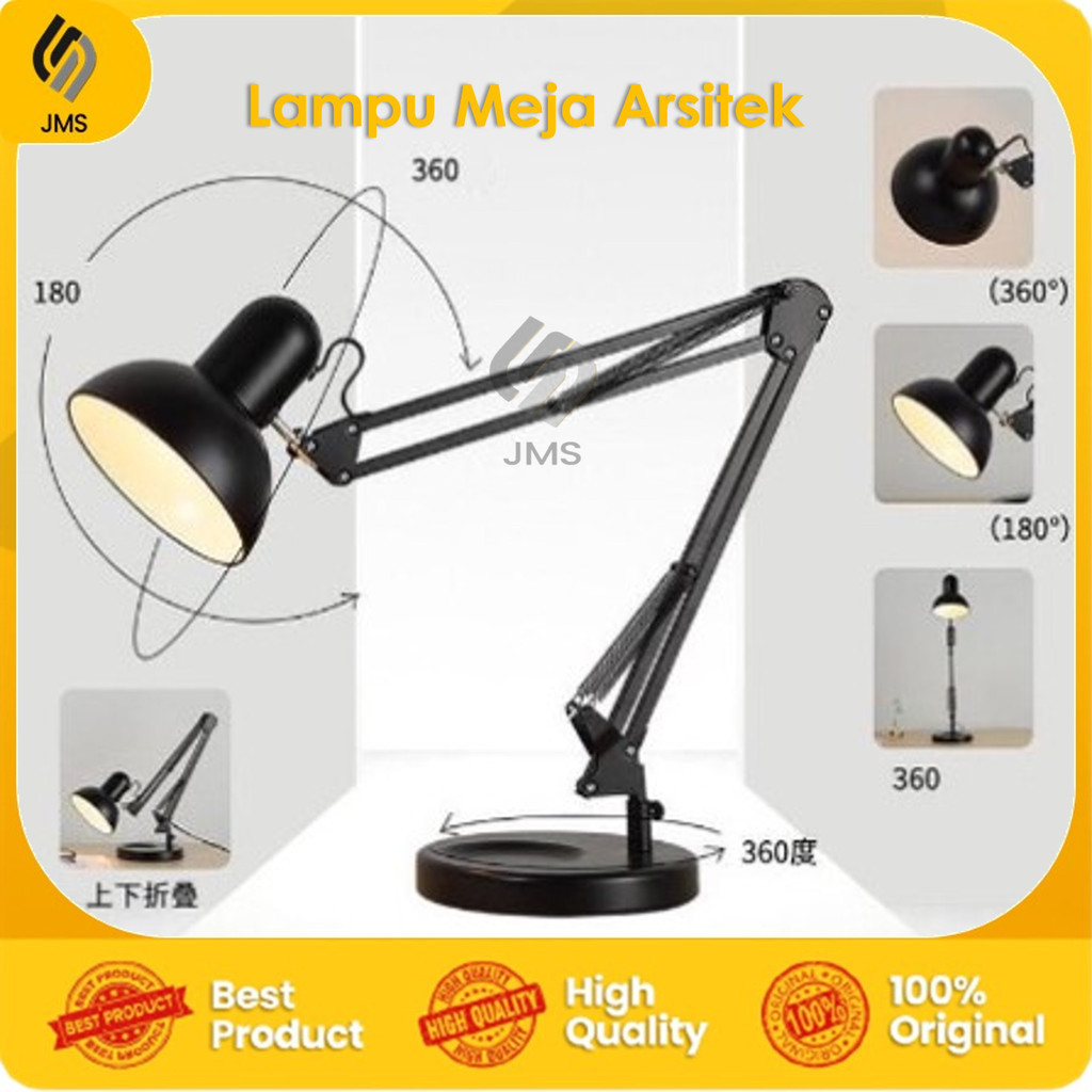 Lampu Meja Arsitek / Lampu architech / LAMPU MEJA / LAMPU BELAJAR / LAMPU MEJA KERJA / LAMPU MEJA BE