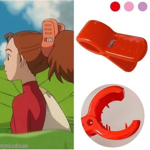 Studio Ghibli Arrietty Hair Clip Jepit Rambut Anime Jepang Cosplay