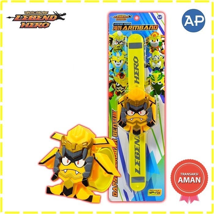 Mainan Legend Hero Anak Hero Piece Armband - Macho Kuning jam tangan - Kuning