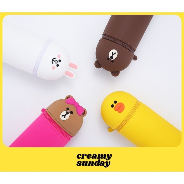 

Tempat Pensil Silikon Karakter Lucu
