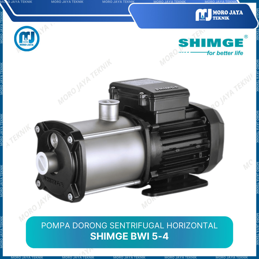 Mesin Pompa Dorong Sentrifugal Multistage Stainless Shimge BWI 5-4