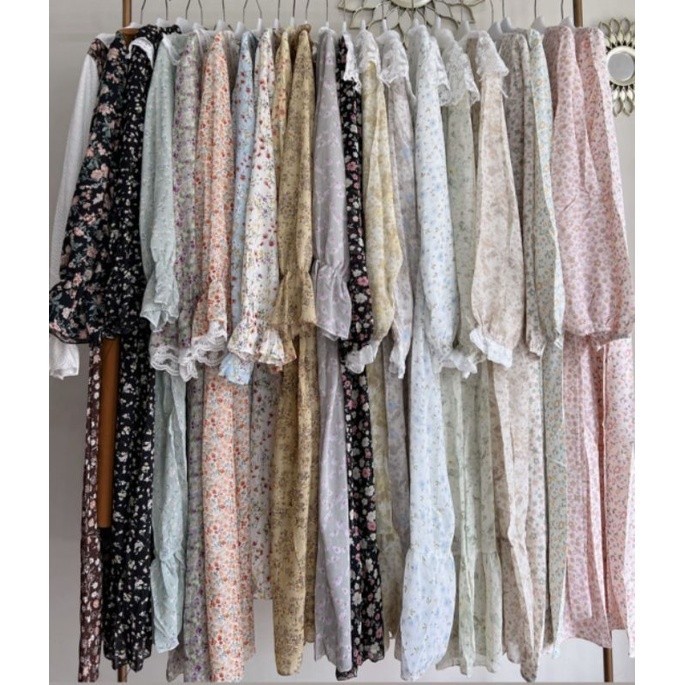 Tunik sakura korea/ GAMIS MODEL BARU MURAH