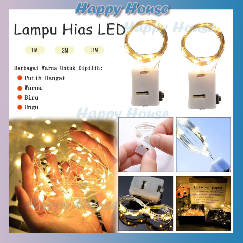 Lampu Led Kawat 1 Meter 2 Meter 3 Meter Lampu Led Lampu Tumblr