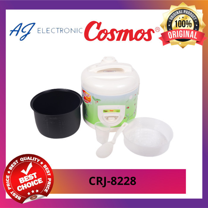 RICE COOKER COSMOS CRJ-8228 / CRJ8228 , MEGICOM COSMOS 2 LITER