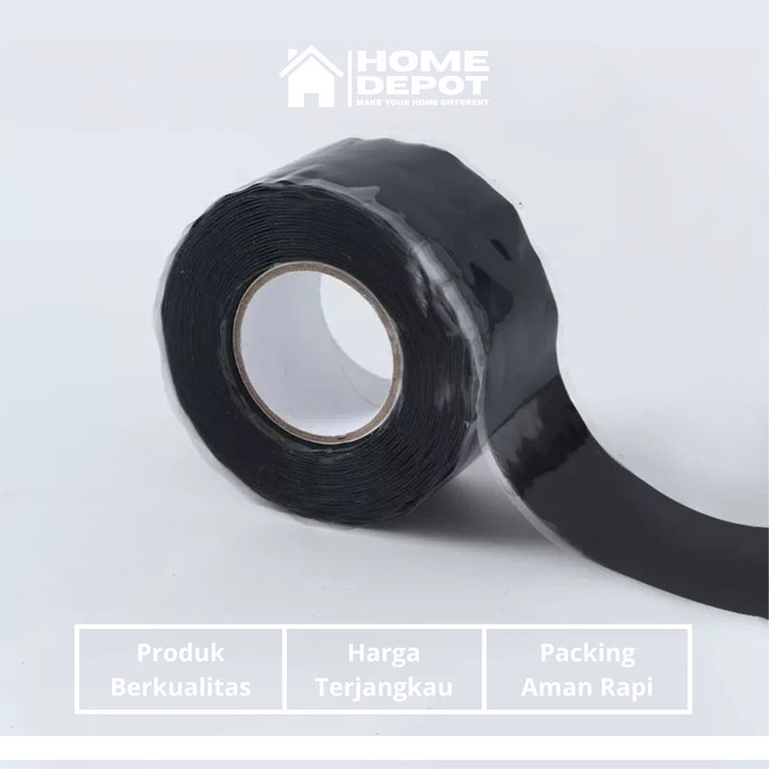 

Lakban Isolasi Pipa Ledeng Waterproof Dimensi 25 mm x 1.5 m