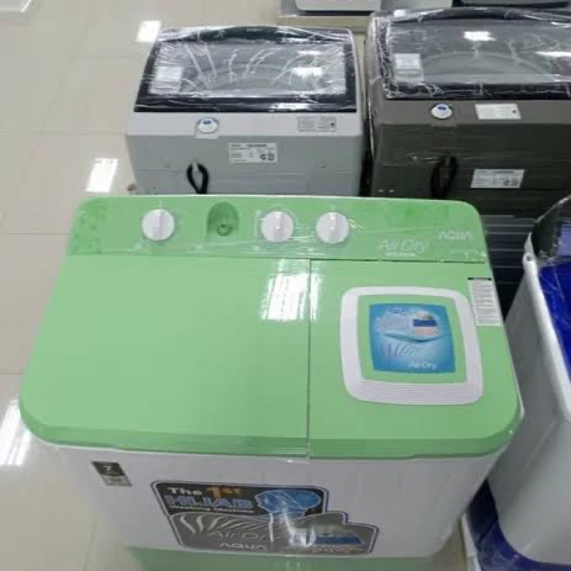MESIN CUCI AQUA 2 TABUNG 9 KG MESIN CUCI AQUA QW 961 XT