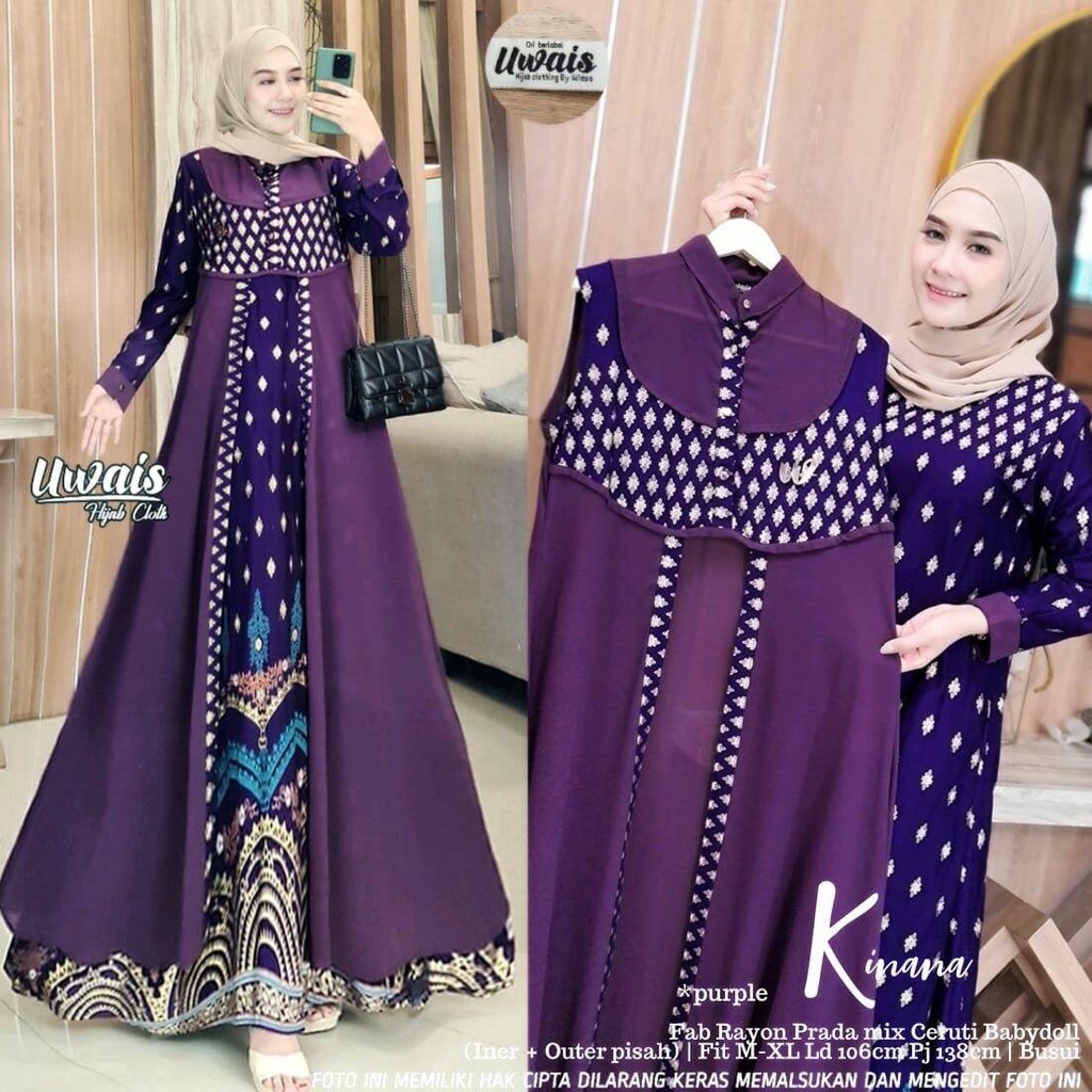 ( PROMO TERBARU BUY 1 GET 1 ) GAMIS TERBARU KEKINIAN WANITA MUSLIMAH SYARI BEST SELLER 2021 || LONG 