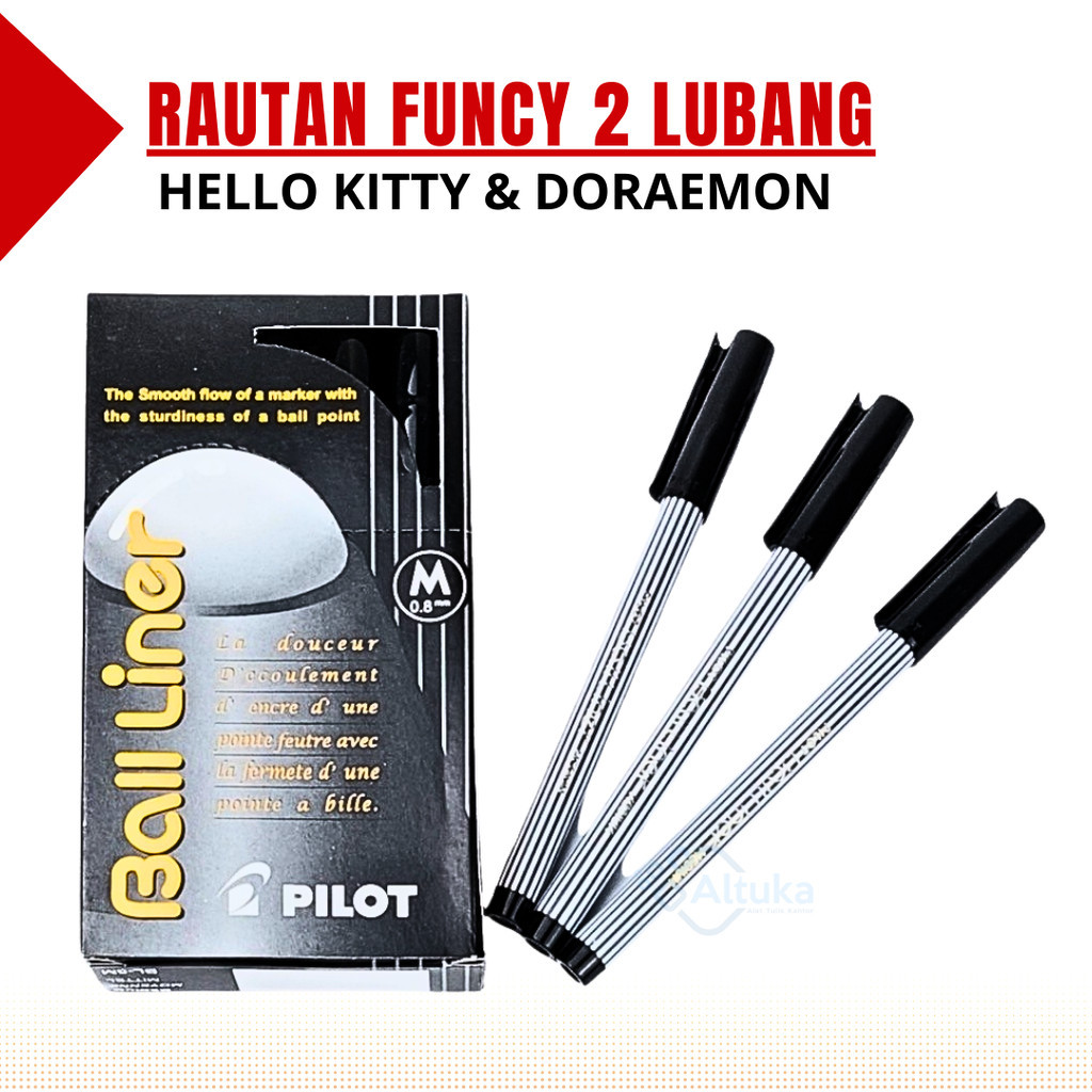 

Pen / Ballpoint / Bulpen Ballliner Pilot 0.8mm Tinta Hitam