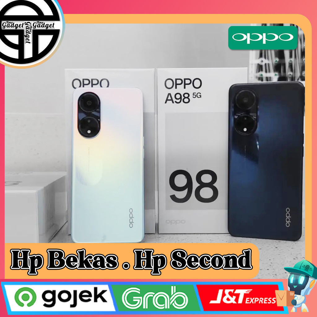 Oppo A98 5G Ram 8 Rom 256GB Second Original Resmi Indonesia