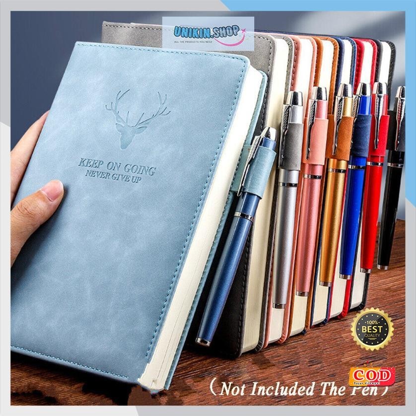 

Buku Catatan Harian Notebook Diary Cover Kulit 180 Lembar A5 Brown