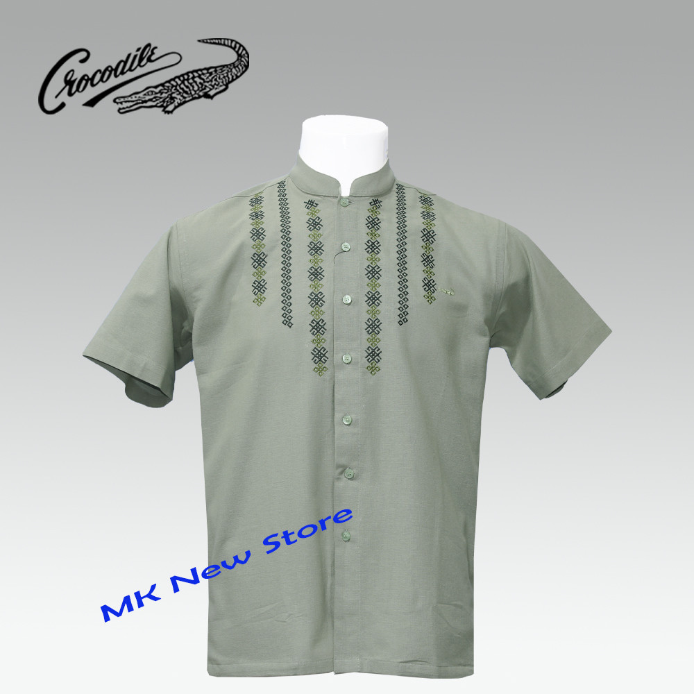 Kemeja Koko Pria Lengan Pendek Crocodile 828-1033