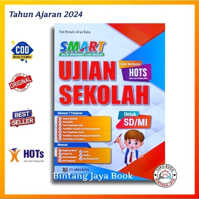 [PROMO MURAH] Buku Bank Soal Ujian Sekolah SD Kelas 6 Disertai Kunci Jawaban Dan Pembahasan - Buku S