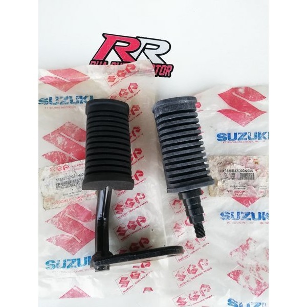 karet footstep footrest foot step rest bustep injekan pijakan kaki depan kiri LH original ori suzuki