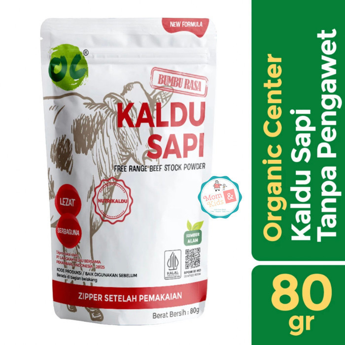 

*Best Promo*~ sukron_86 ORGANIC CENTER Kaldu Ayam Sapi Jamur Non MSG 80g | Bumbu Penyedap Rasa - OC Kaldu Sapi