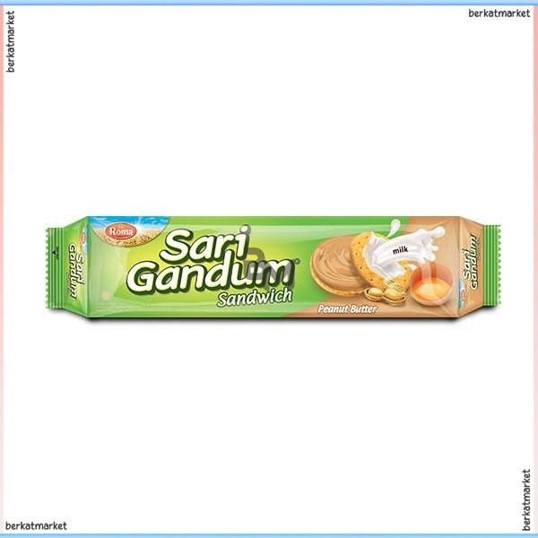 

ROMA SARI GANDUM SANDWICH PEANUT BUTTER 108 GR