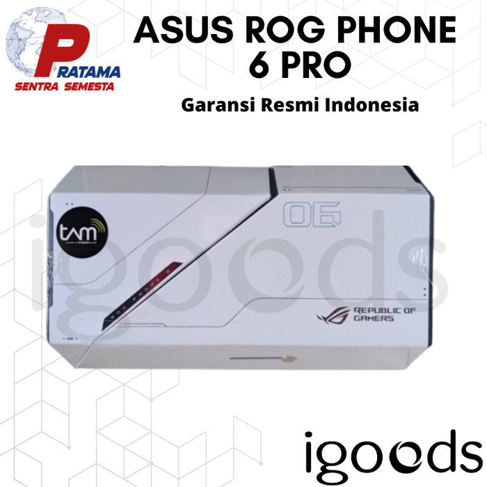 big sale PROMO- Asus ROG Phone 6 Pro - Garansi Resmi - Promo 18/512GB, White