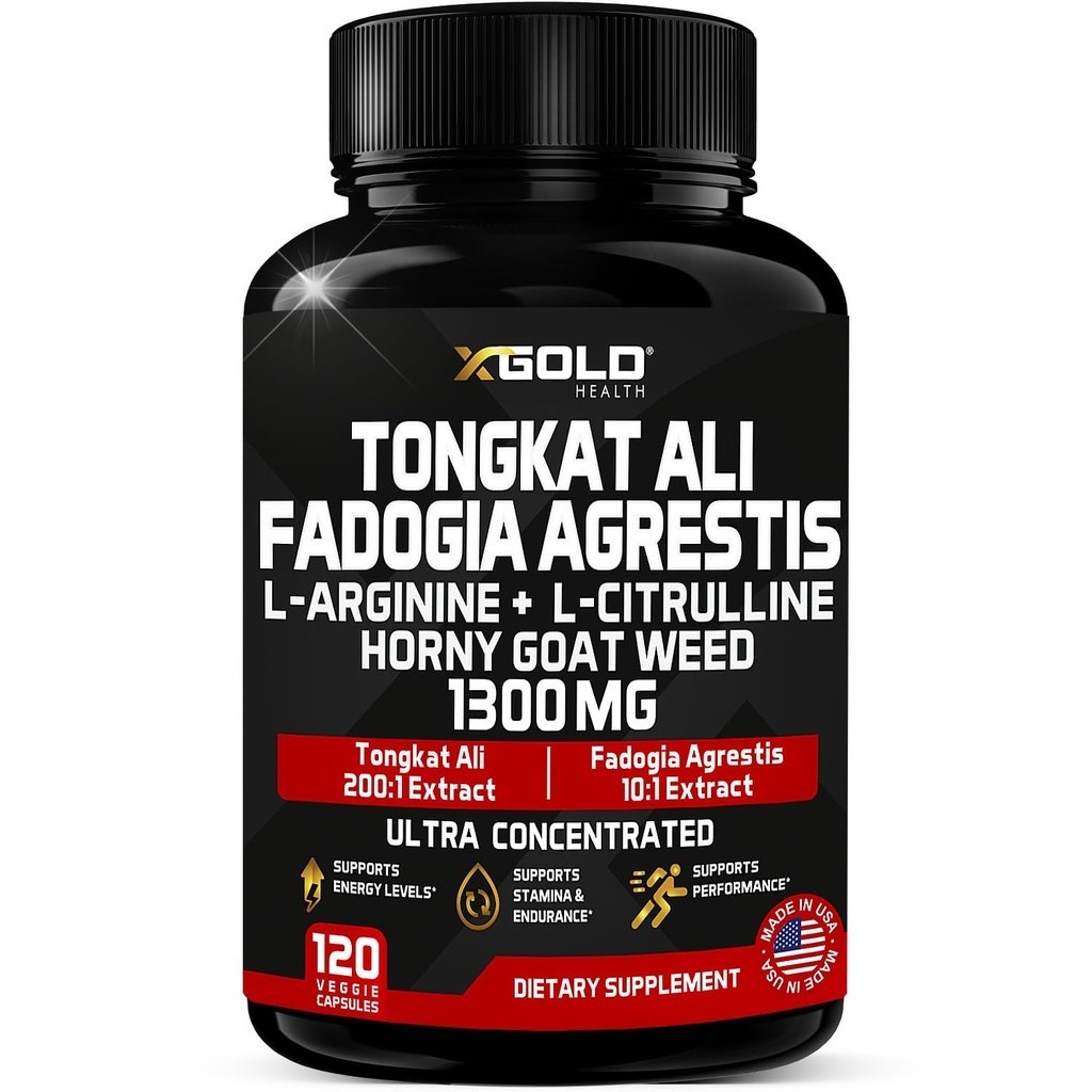 Tongkat Ali, Fadogia Agrestis, L-Arginine, L-Citrulline & Horny Goat