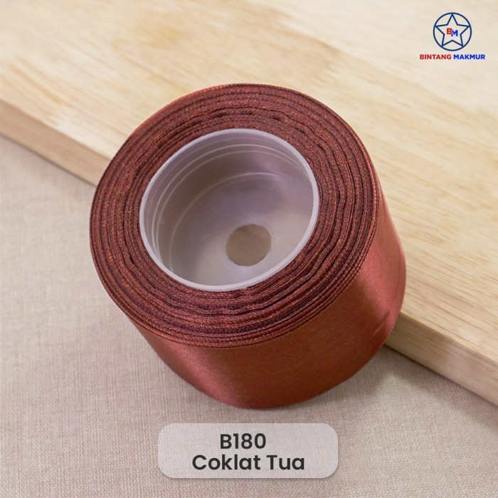 

Pita Satin 2inch 5cm 20Yard - Ijo Stabilo A53