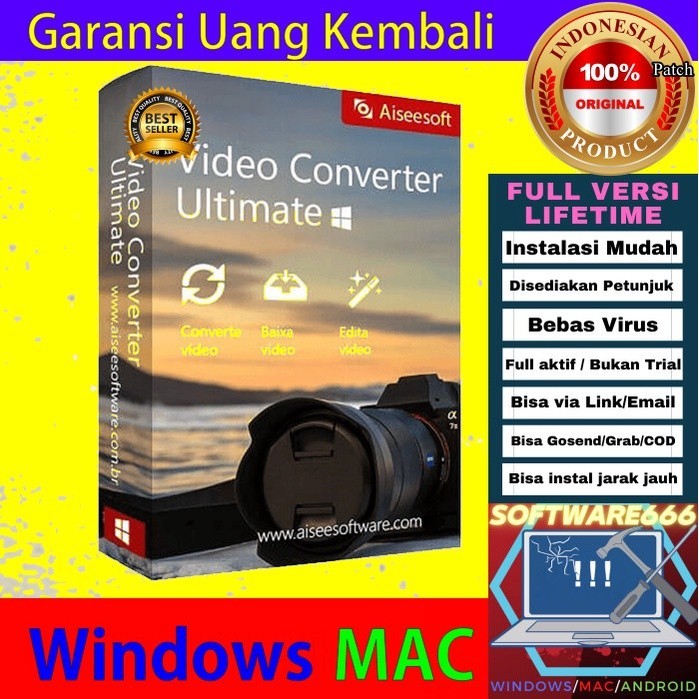 Software Convert Video: Aiseesoft Video Converter Ultimate 10 [WIN] SOFTWARE - APLIKASI - PC