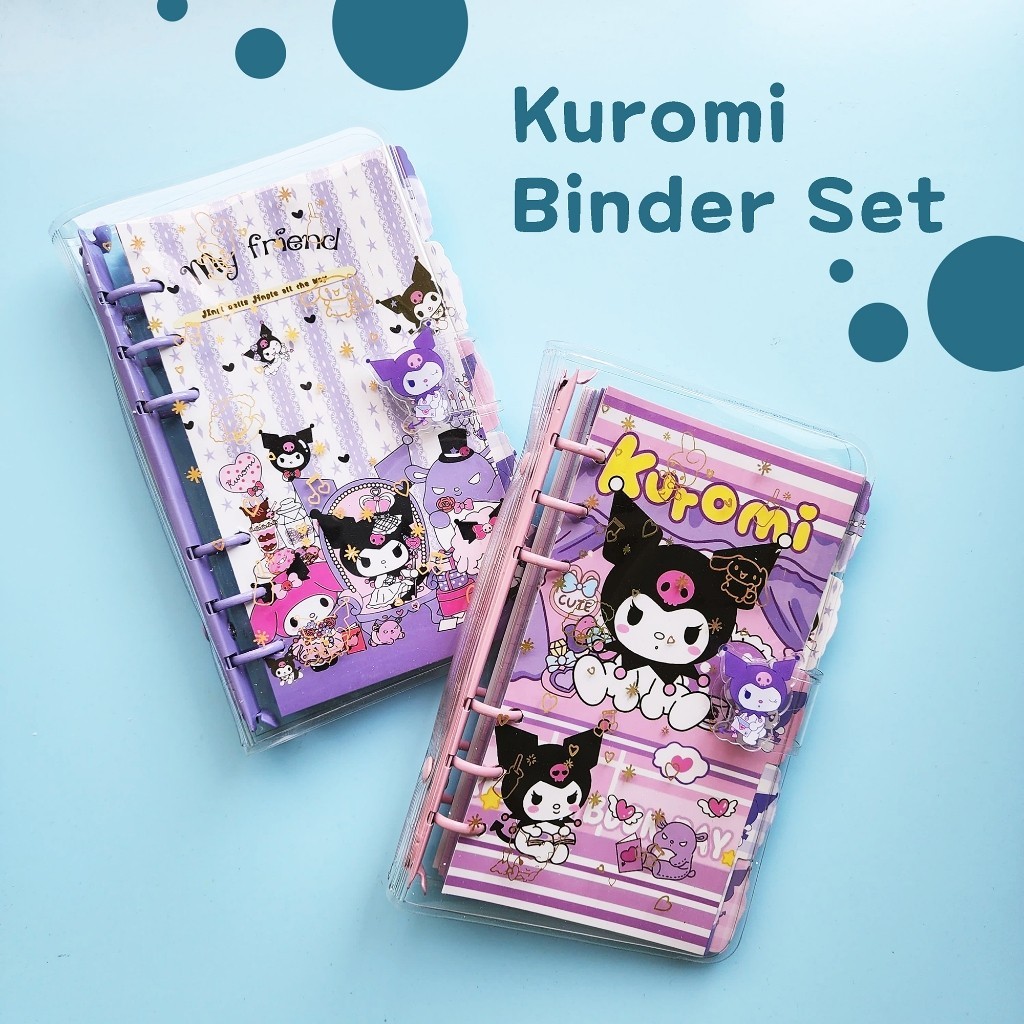 

[Gongjin] Set Binder Kuromi Sanrio Paket Murah Sekolah
