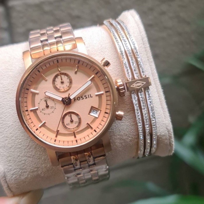 Es3380 es3494 es3840 Boyfriend Chronograph plus Brecelet - Es3380