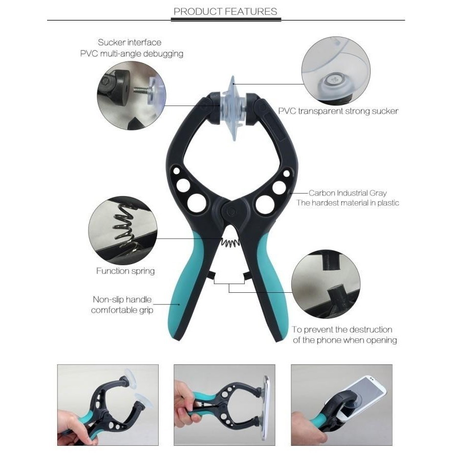 

alat pembuka lcd touchscreen fullset (lcd opening pliers youkilloon)