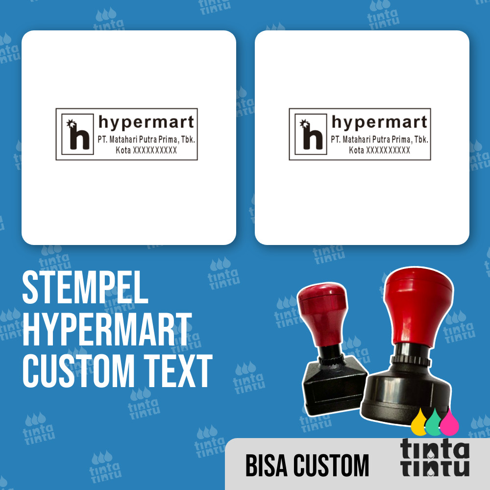 

Stempel Hypermart Custom Text