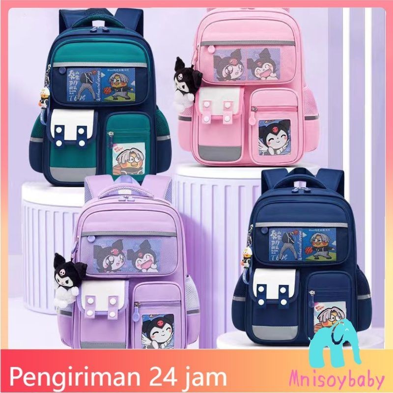 【COD】Gratis Liontin Boneka Tas anak motif kuromi/Tas anak motif/Tas anak tk lucu/Tas anak sanrio tk 
