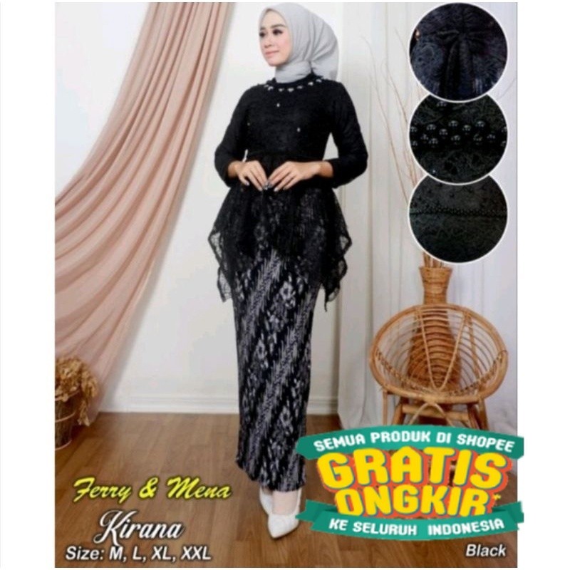 Setelan Kebaya Brokat Kaka / Kebaya Pesta / Kebaya Wisuda / Kebaya Modern / Kebaya Cantik / Kebaya K