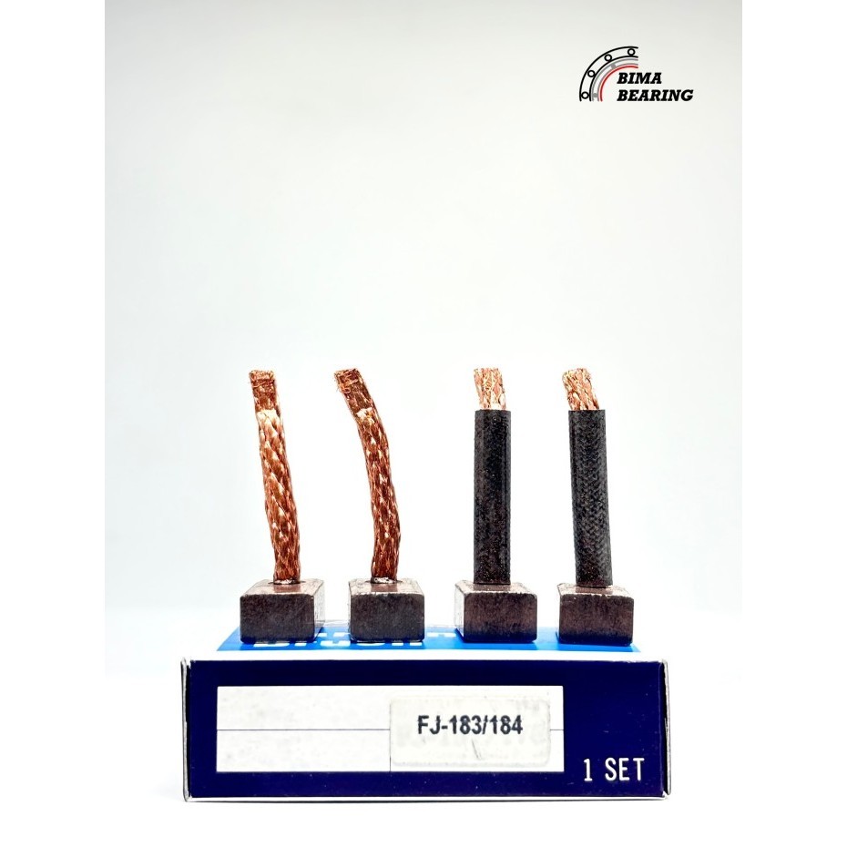 Arang Kul Brostel Starter Mitsubishi Colt T120Ss L300 Bensin Futura Fj183/4 Fuji Carbon Brush Fj-183