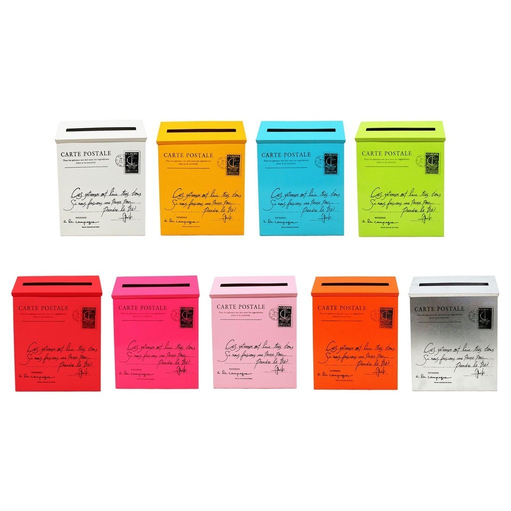 

Drop Box Letterbox Large Capacity Tin Mailbox Modern Opinion