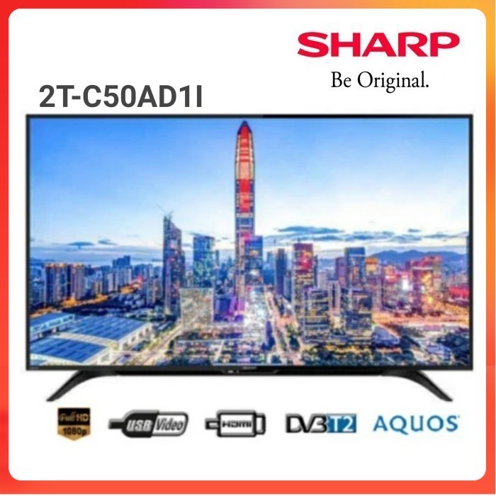 SHARP LED TV 2TC50AD1 / 2T-C50AD1i 50 inch full HD DIGITAL TV