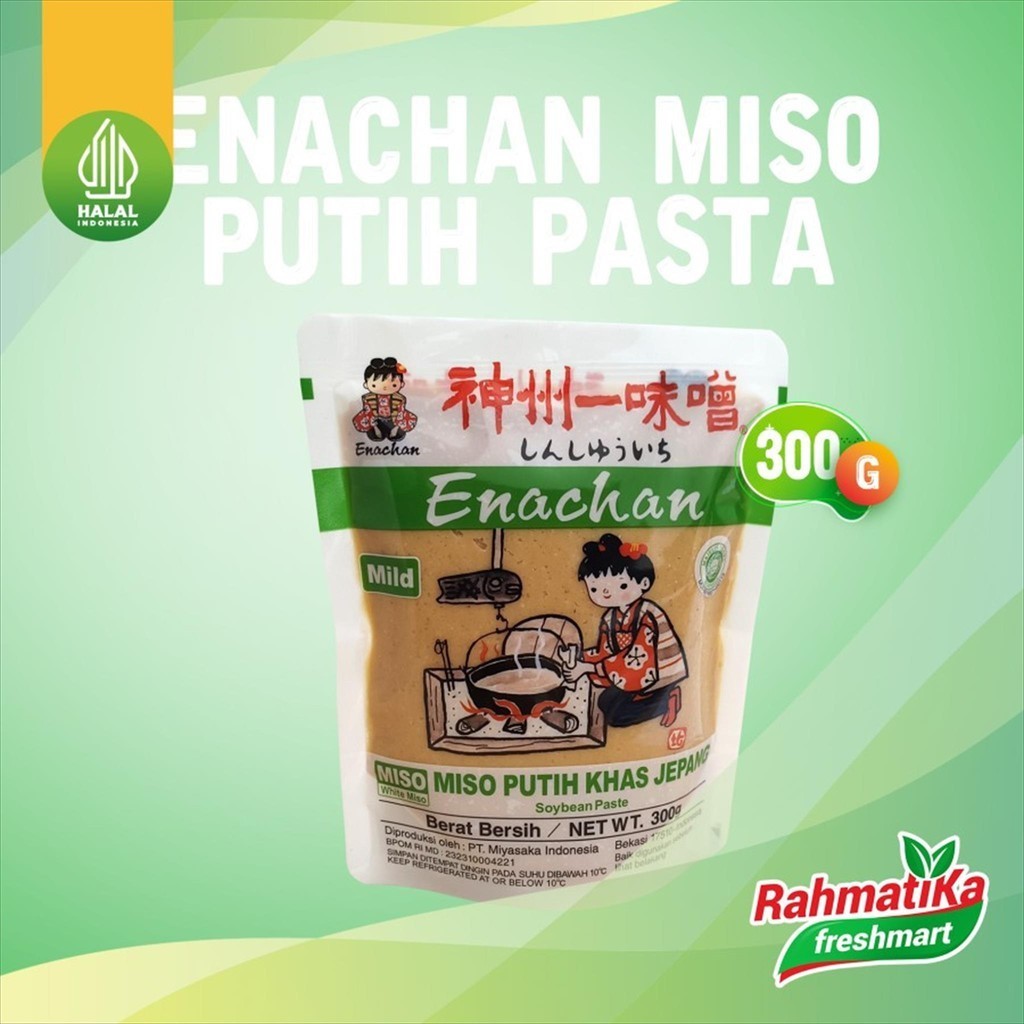 

Japanese Enachan Shiro Miso Paste / Tauco Putih Jepang Halal 300 gram