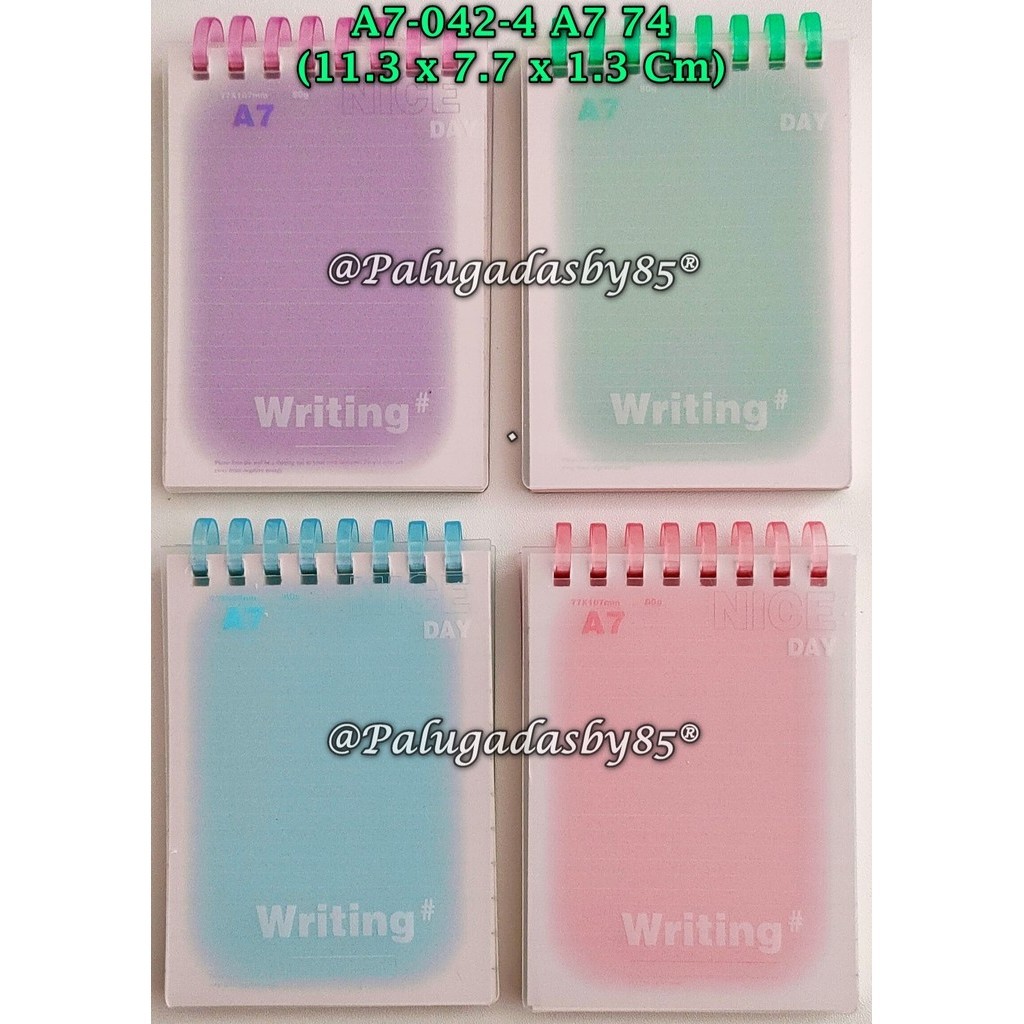

(1 Biji) GABUNGAN Spiral Note Book A7 70-74 Lembar 11.3 x 7.7 x 1.3 Cm / A7-042-4 A7-042-5