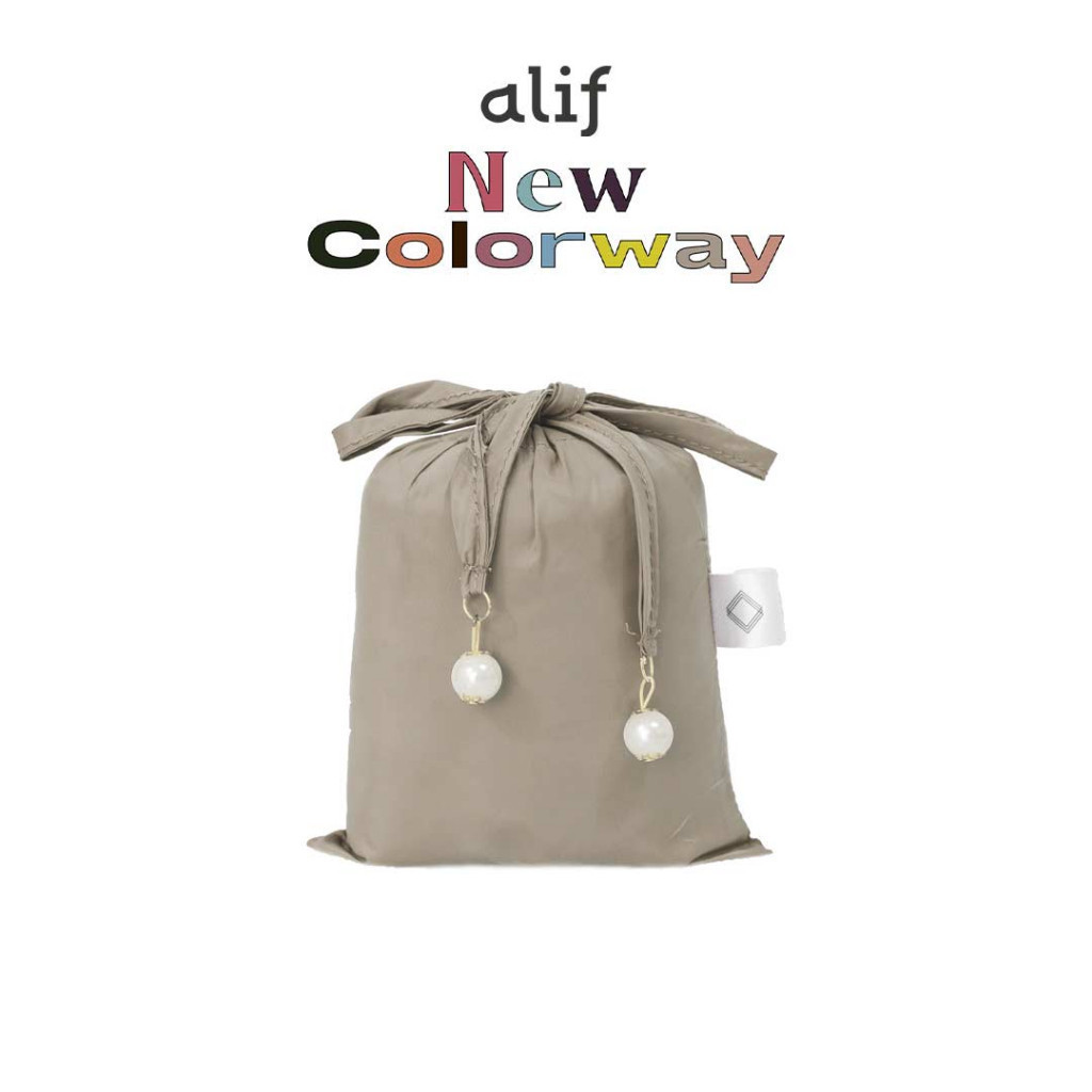 Mukena Traveling Mini Alif Modern Wear Khaki ( MKN-033 )