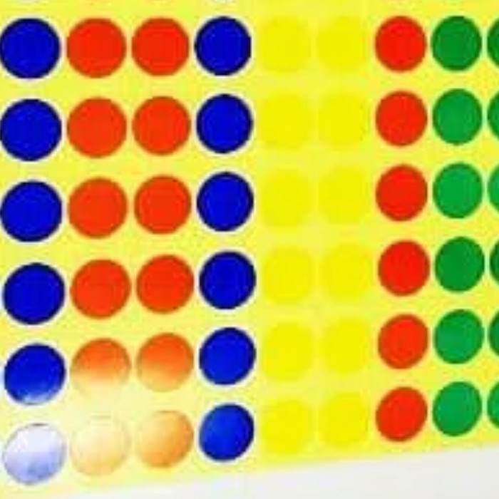 

Sticker stiker label bulat 114 diameter 13mm warna warni color dot