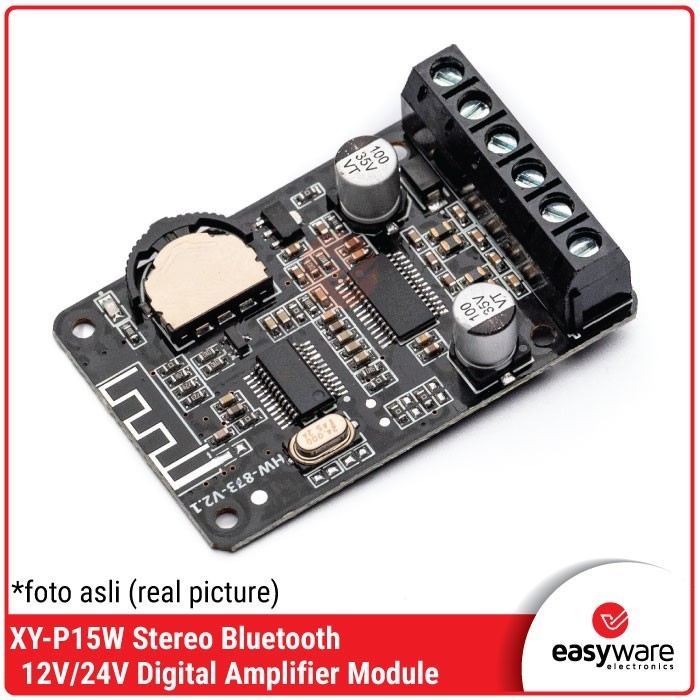 DC99 XY-P15W Amplifier Bluetooth 5.0 Stereo 12V 24V module