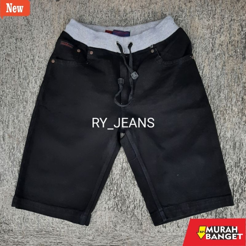 Denim Panjang Pria jeans pendek pria jeans kolor rip jeans hitam pendek jeans yj