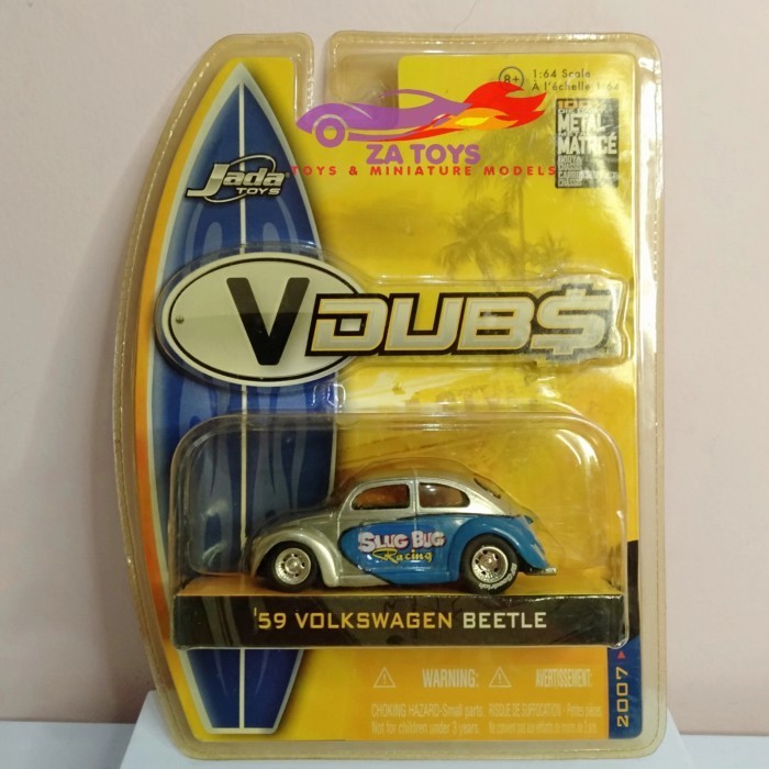PTS99 Diecast Volkswagen VW Beetle 59 Slug bug Racing Jada Toys VDubs 1:64