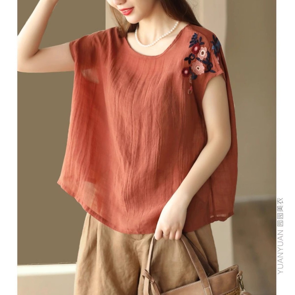 Kaos Kaki Panjang Wanita Warna Polos Model Vintage Bahan Katun Linen Tank Top