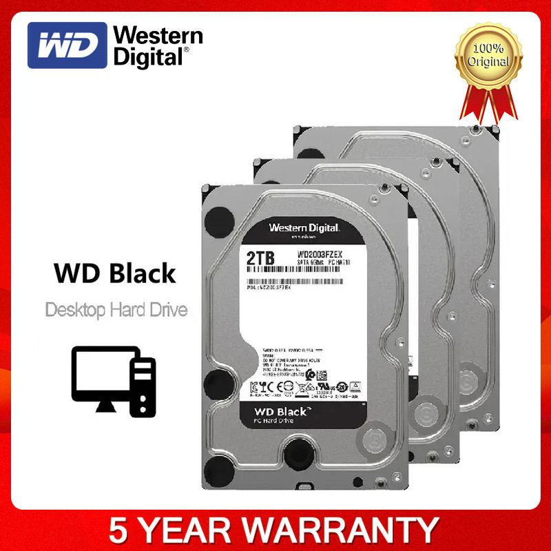 Western Digital WD Black 4TB 3TB 2TB 1TB Performance Internal Hard Drive HDD 5400 RPM SATA 64MB Cach
